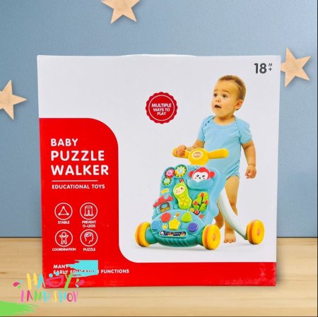 ووكر تعليم مشي الأطفال التعليمية Baby Puzzle